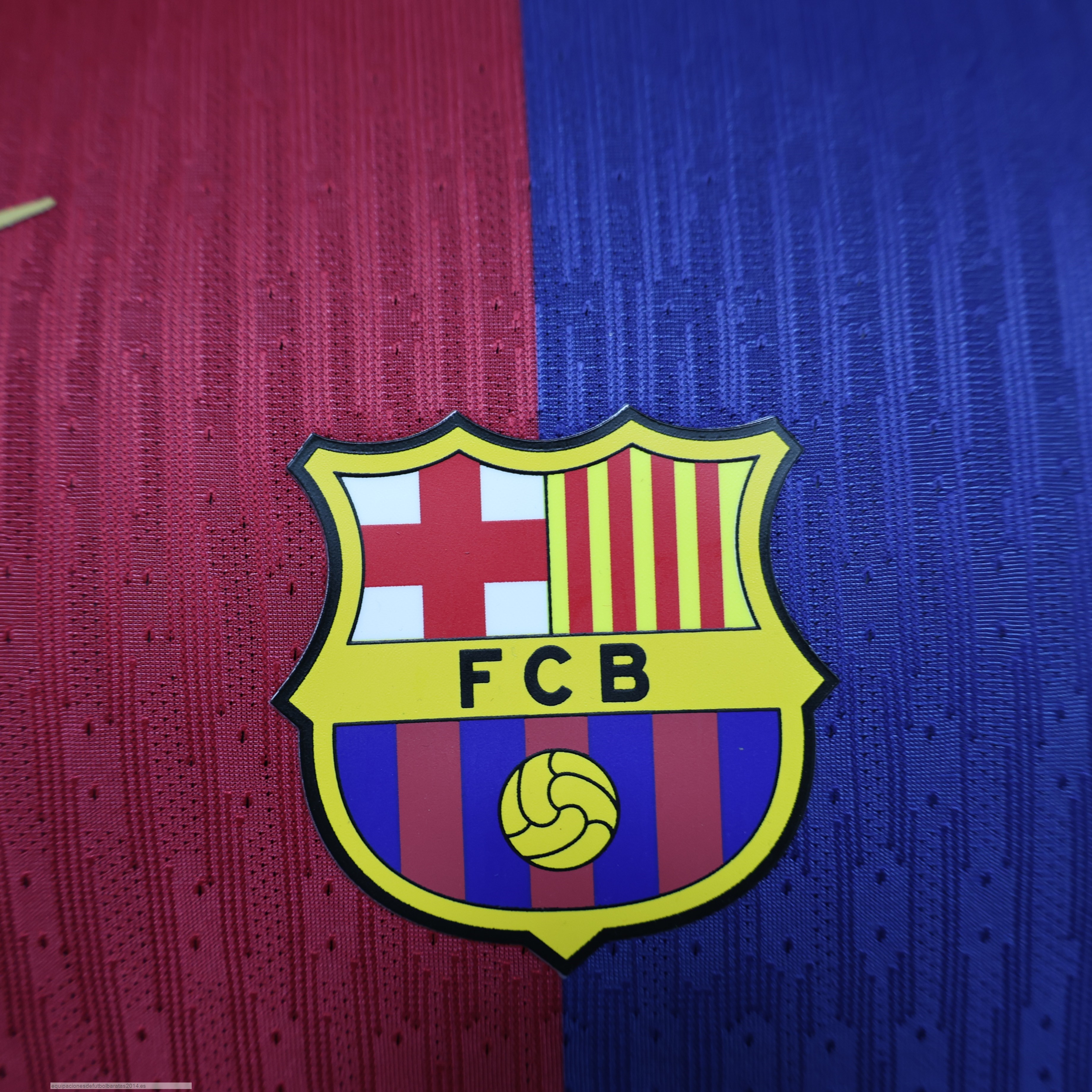 Nuevo 1ª Jugadores Camiseta Barcelona 24/25 Azul I Rojo Baratas